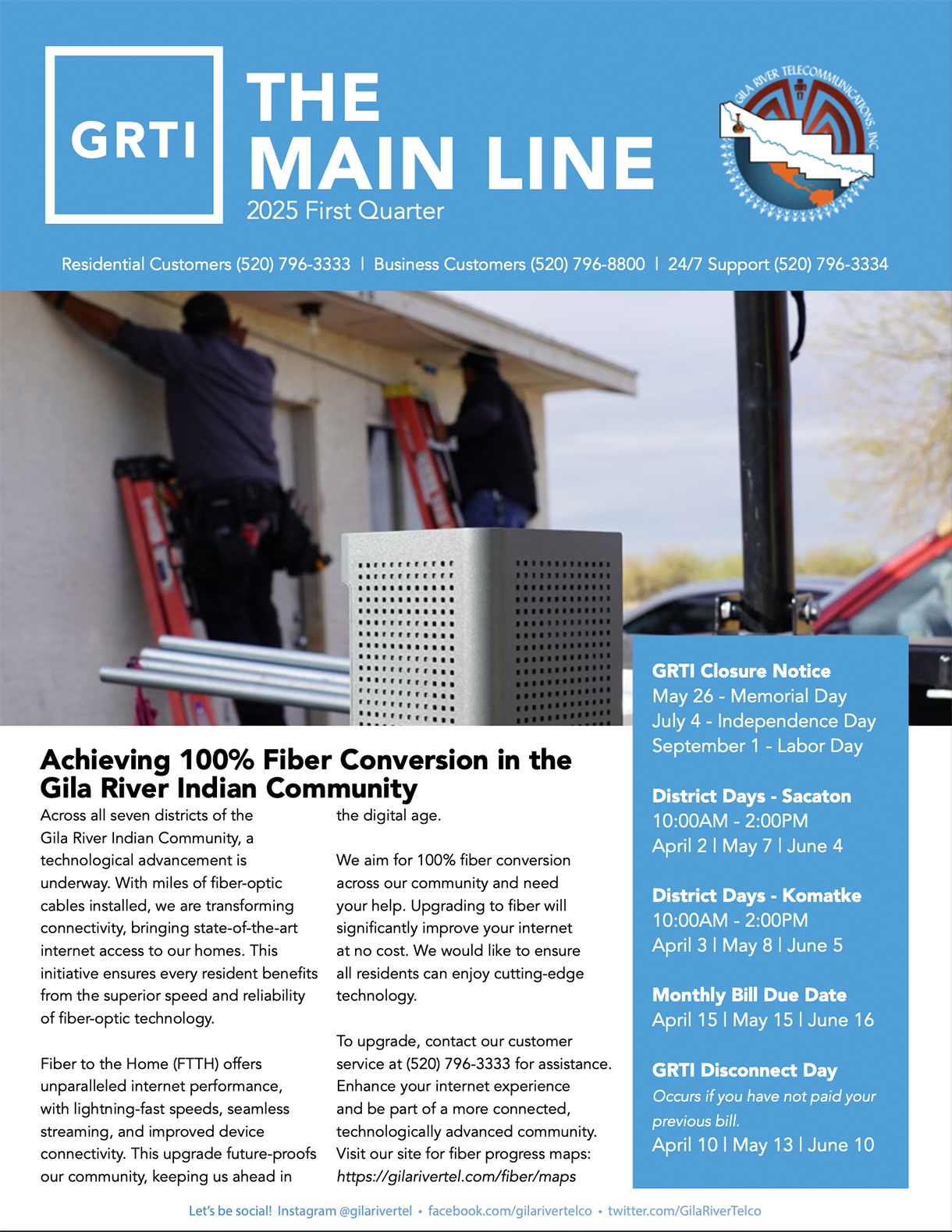 GRTI THE MAIN LINE 2025 1ST QUARTER